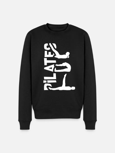 Pilates silhouette - Men's Premium Organic Jumper - black