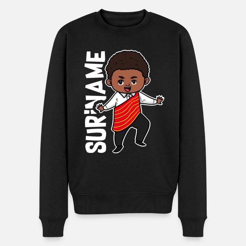 suriname - Pull Premium bio Homme - noir