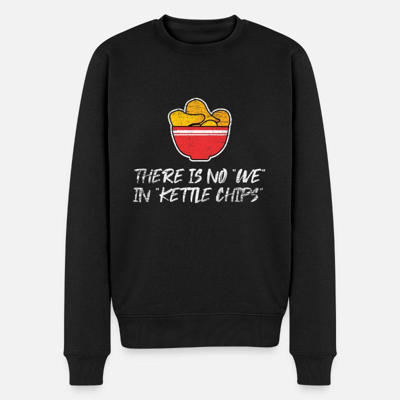 Potato chips chips snack - Men's Premium Organic Jumper - black