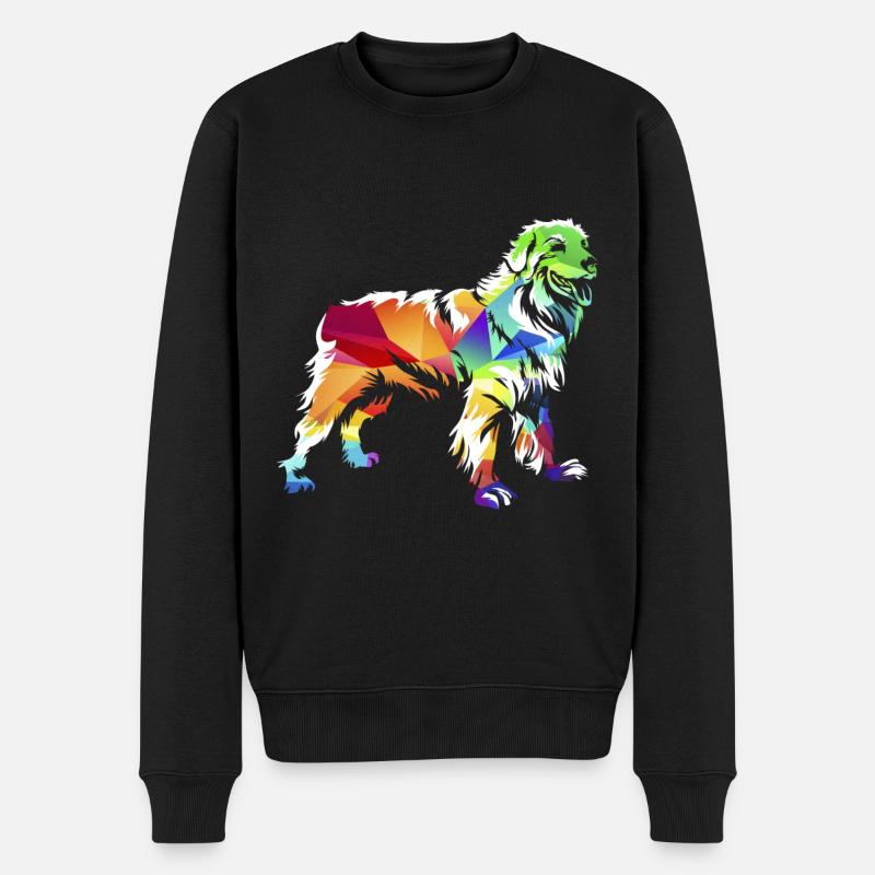 Hovawart - Männer Premium Bio Pullover - Schwarz