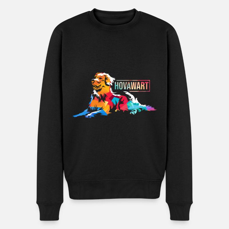 Hovawart Hund - Männer Premium Bio Pullover - Schwarz