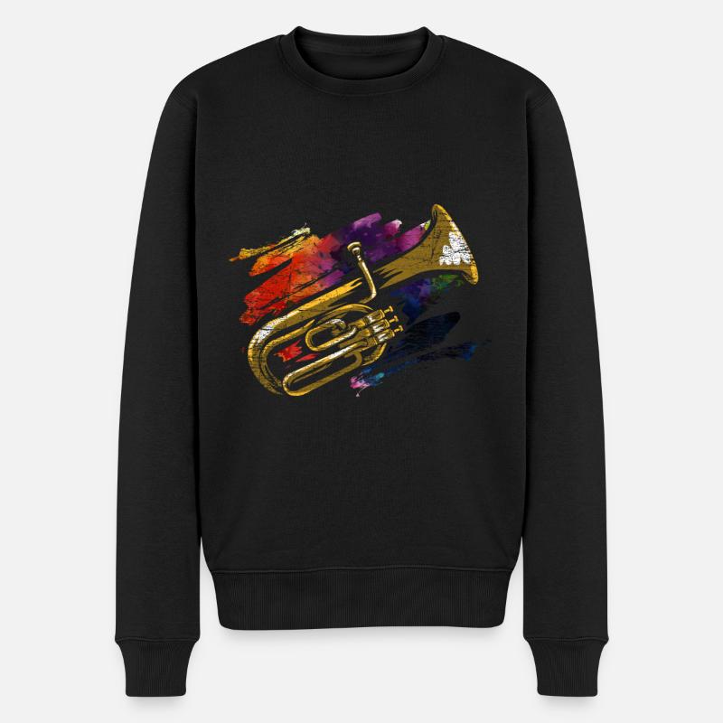 Althorn Geschenk - Männer Premium Bio Pullover - Schwarz