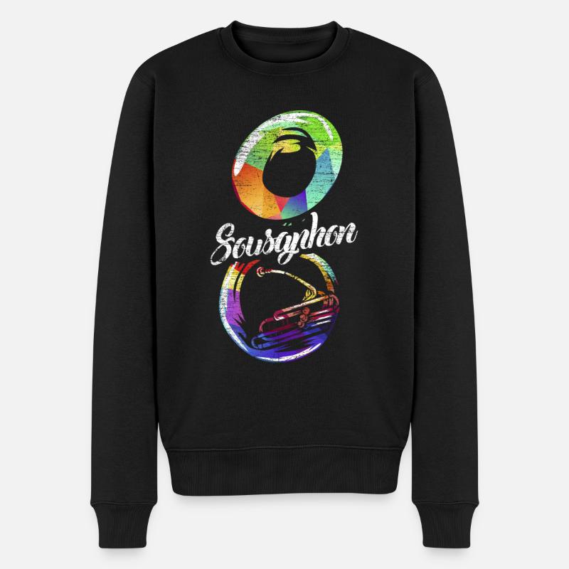 Sousaphon Geschenk - Männer Premium Bio Pullover - Schwarz