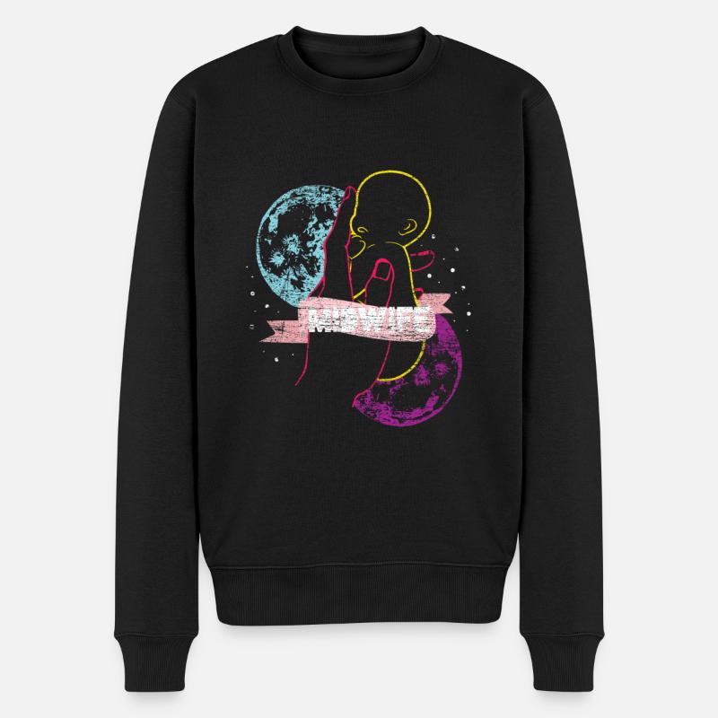 Geschenk der Hebamme - Männer Premium Bio Pullover - Schwarz