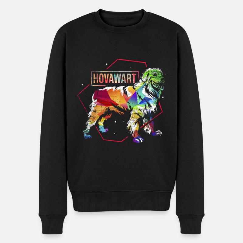 Hovawart Hund Geschenk - Männer Premium Bio Pullover - Schwarz