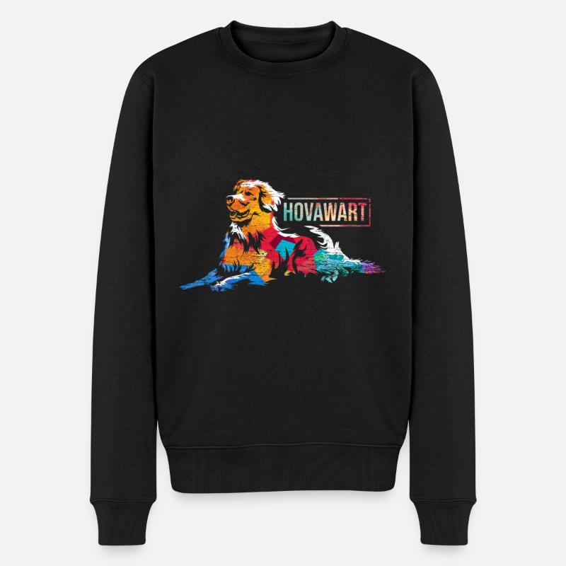 Chien Hovawart - Pull Premium bio Homme - noir