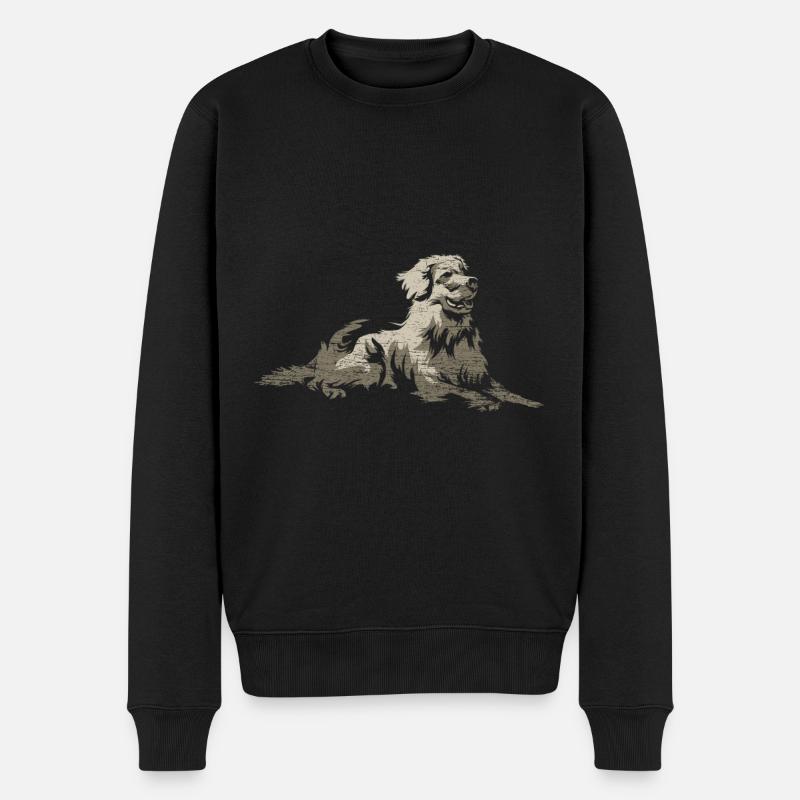 Hovawart Hunderasse Geschenk - Männer Premium Bio Pullover - Schwarz