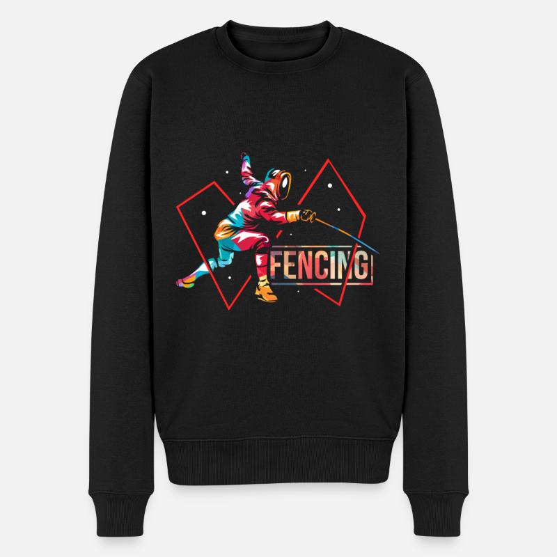 Cadeau d'escrime - Pull Premium bio Homme - noir