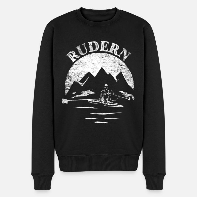 Cadeau d'aviron - Pull Premium bio Homme - noir