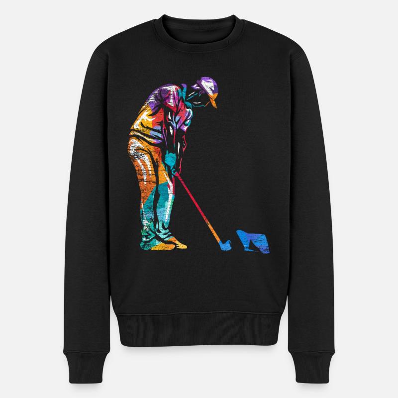 Cadeau golf - Pull Premium bio Homme - noir