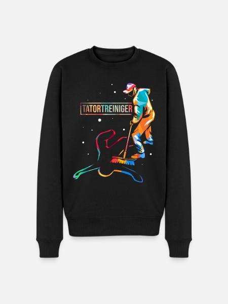 Tatortreiniger - Männer Premium Bio Pullover - Schwarz