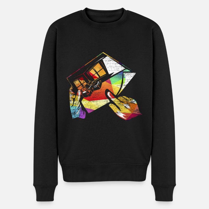 Innenarchitektin - Männer Premium Bio Pullover - Schwarz