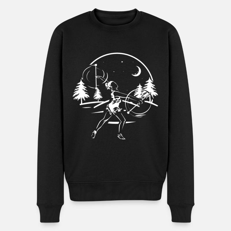 Cadeau de sport Baton Twirling - Pull Premium bio Homme - noir
