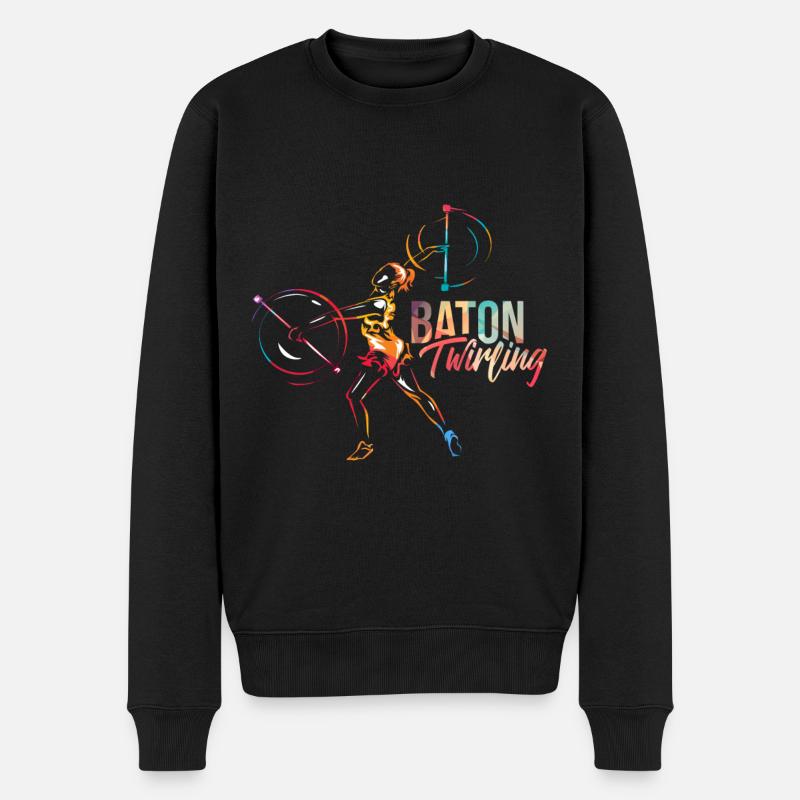 Baton Twirling - Pull Premium bio Homme - noir