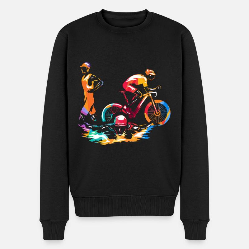 Triathlon Sport - Pull Premium bio Homme - noir