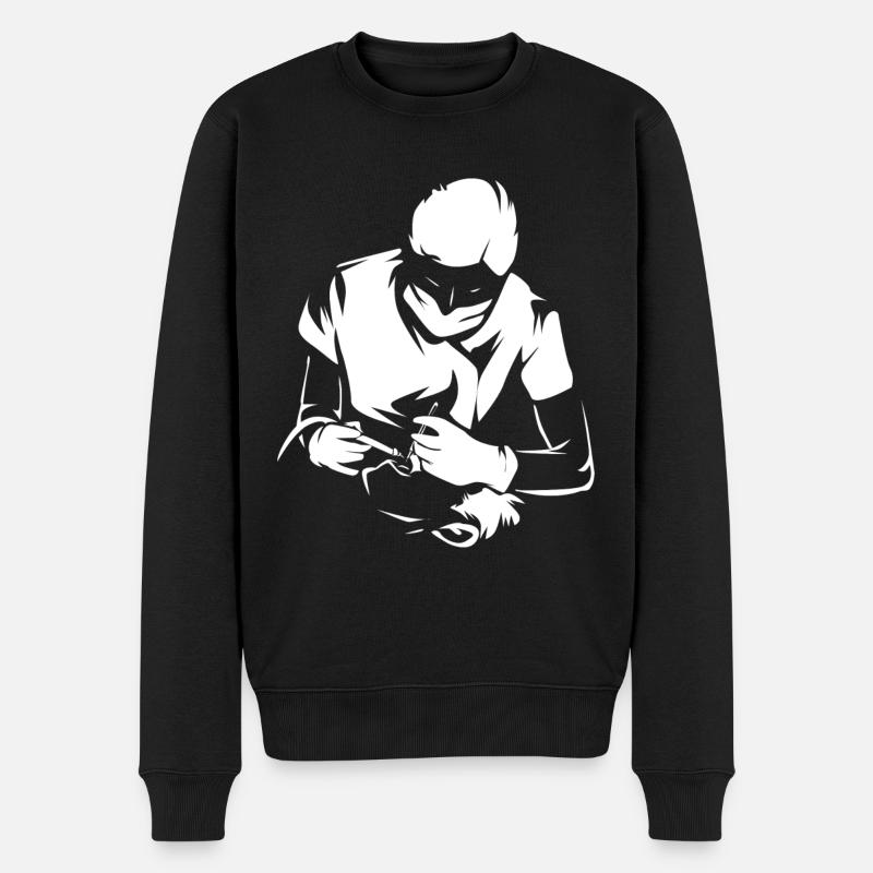 Cadeau de dentiste - Pull Premium bio Homme - noir