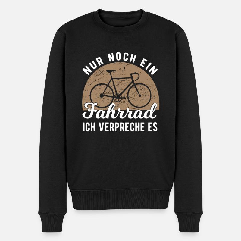 Fahrrad Rennrad MTB - Männer Premium Bio Pullover - Schwarz