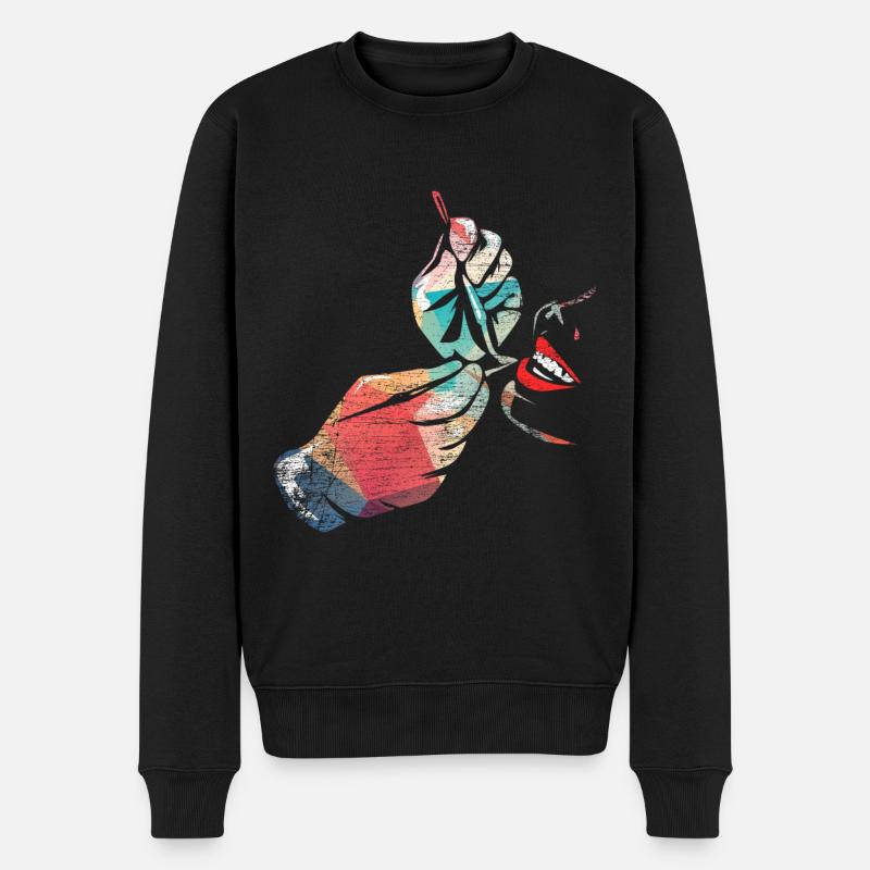 dentiste - Pull Premium bio Homme - noir