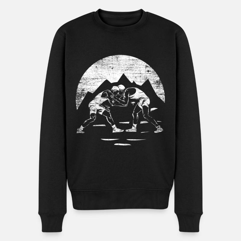 Sport de lutte - Pull Premium bio Homme - noir
