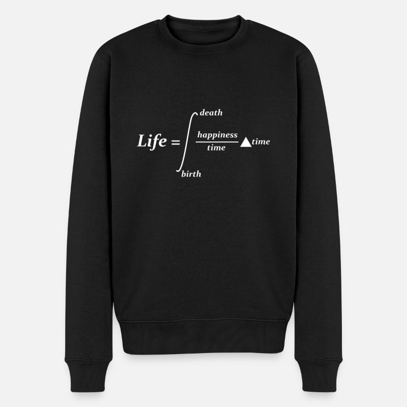 Science Math Physics Joke Pun Gift - Men's Premium Organic Jumper - black