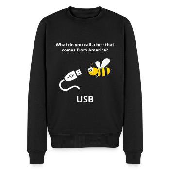 Wissenschaftliche Liebhaber Lehrer Student Lustige Sprüche Geschenk - Männer Premium Bio Pullover - Schwarz - Vorne - Nico (187cm)