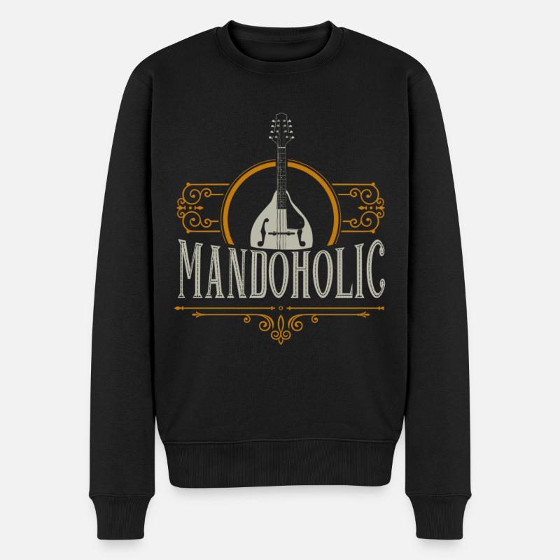 Joueur de mandoline, Bluegrass Music - Pull Premium bio Homme - noir