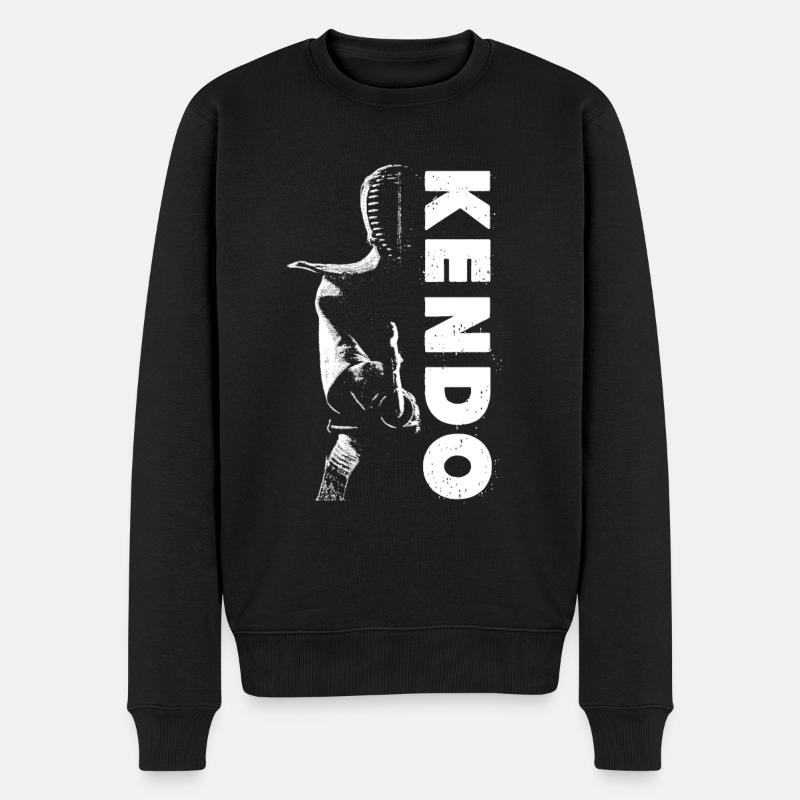 Garçons kendo - Pull Premium bio Homme - noir
