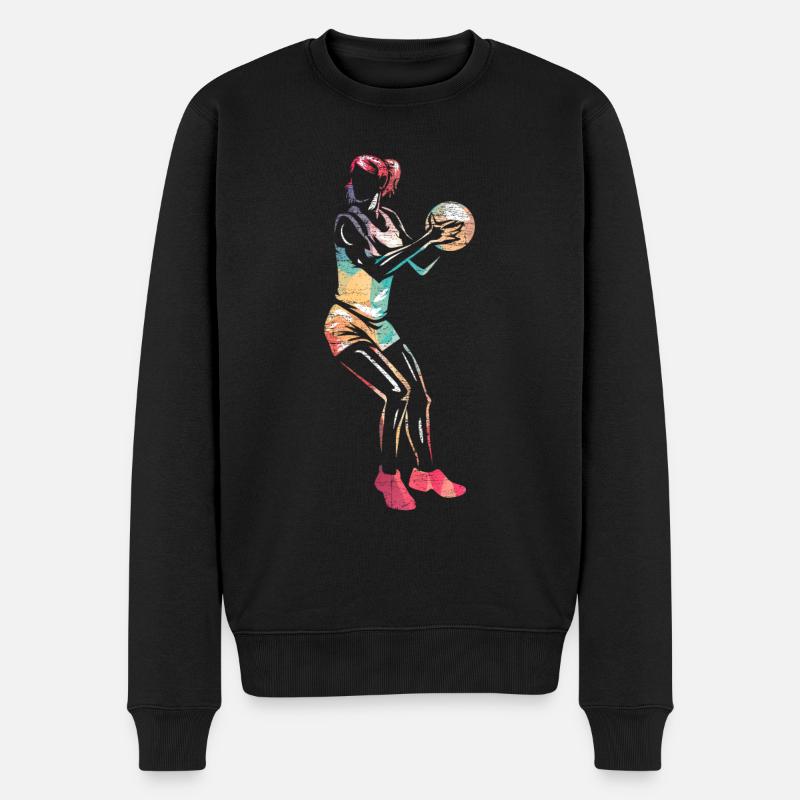 Netball - Pull Premium bio Homme - noir