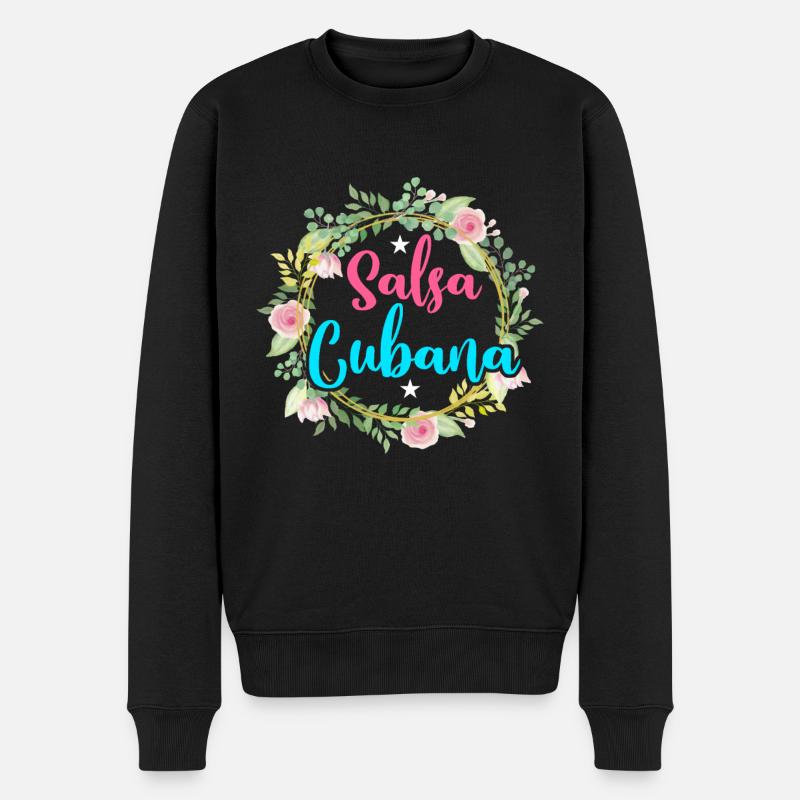 Salsa Cubana Cuba Cuba - Pull Premium bio Homme - noir