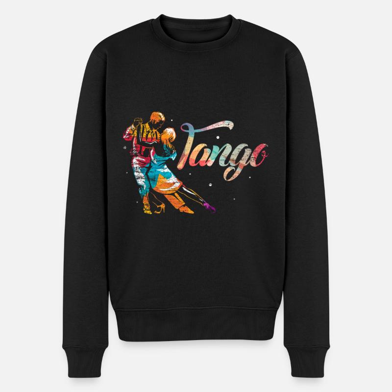 Danse Tango - Pull Premium bio Homme - noir