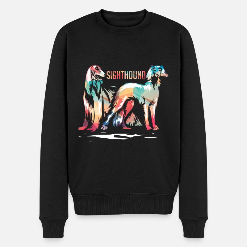 Lévriers - Pull Premium bio Homme - noir