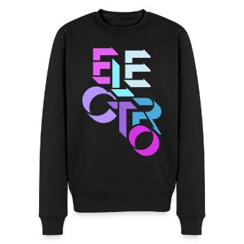 Electro Muisk, DJ, House Electro Charts - Men's Premium Organic Jumper - black - Front - Nico (187cm)