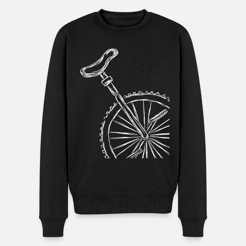 Stroke Einrad - Männer Premium Bio Pullover - Schwarz