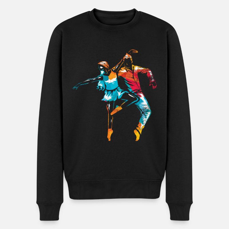 Danse jazz - Pull Premium bio Homme - noir