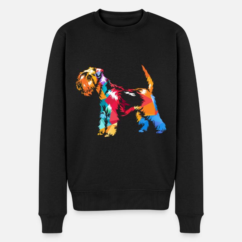Lakeland Terrier Chien - Pull Premium bio Homme - noir