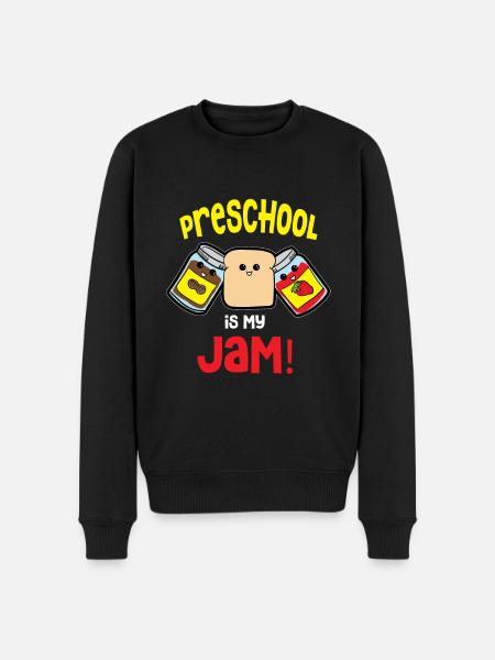Preschool school nursery sweet gift - Men's Premium Organic Jumper - black