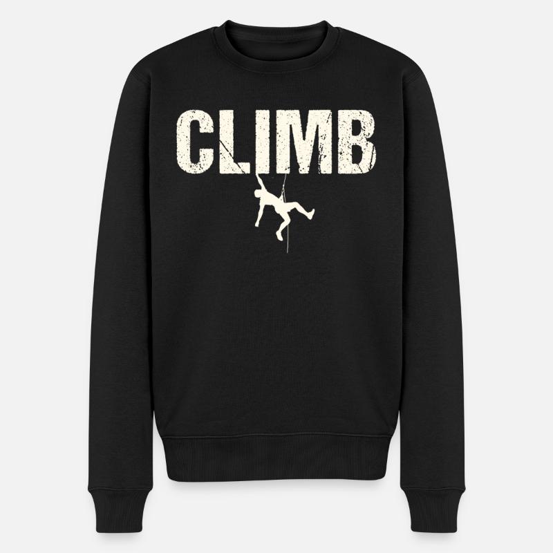 Escalade, escalade, escalade - Pull Premium bio Homme - noir