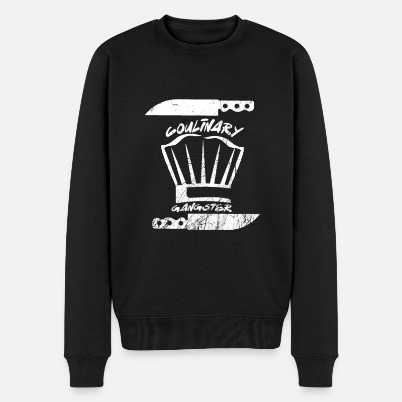 Koch Kochen Küchenchef Sternekoch - Männer Premium Bio Pullover - Schwarz