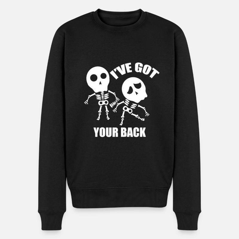 J’ai mal au dos Physio - Pull Premium bio Homme - noir
