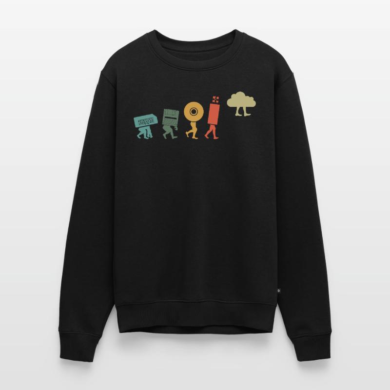 Cloud Computing, Programmierer Nerd Männer Premium Bio Pullover