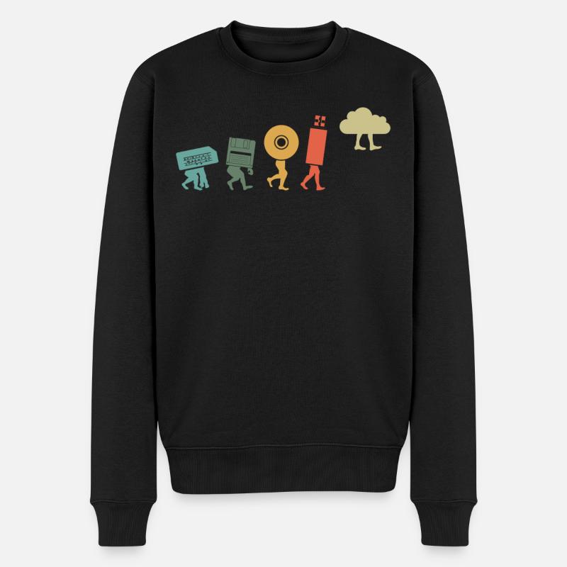 Cloud Computing, Programmeur Nerd - Pull Premium bio Homme - noir