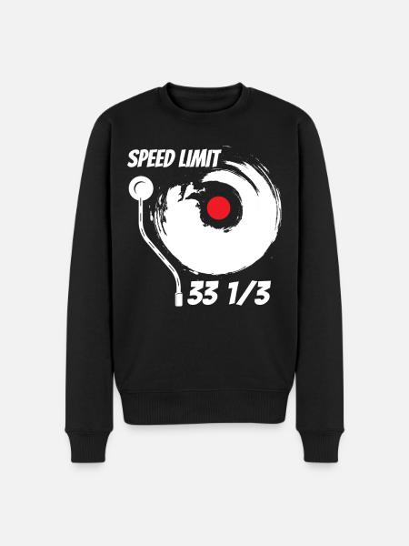 Vinyl Draws Audiophile Music - Men's Premium Organic Jumper - black