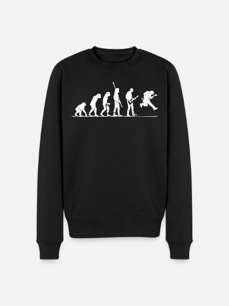 Guitariste Evolution, guitariste - Pull Premium bio Homme - noir