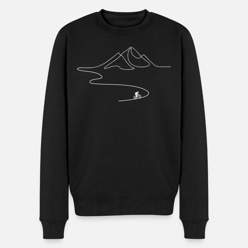 VTT, descente, cyclisme - Pull Premium bio Homme - noir