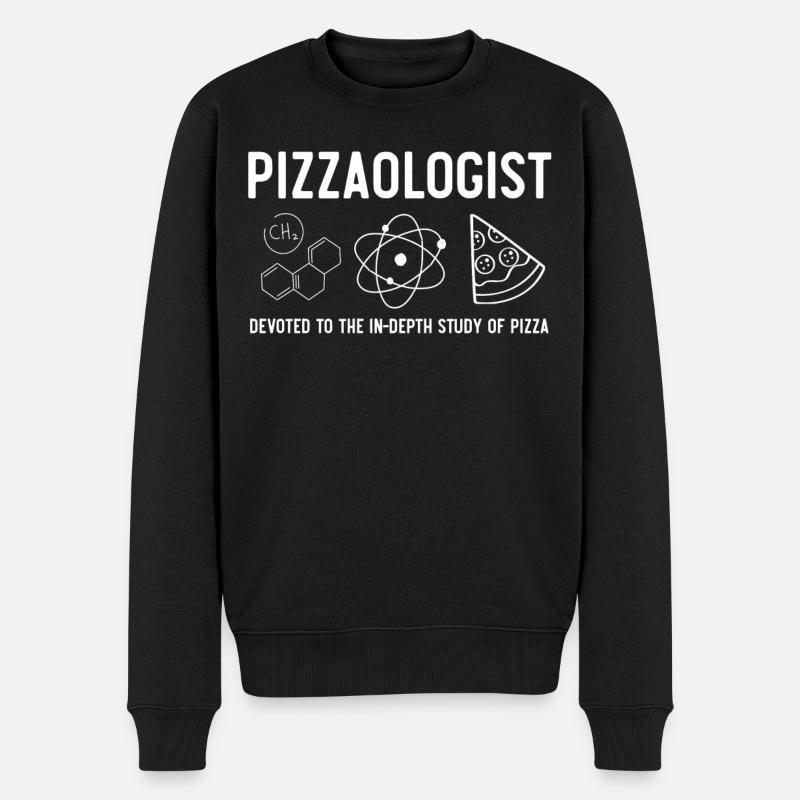 Ventilateur à pizza, pizza, pizzas - Pull Premium bio Homme - noir