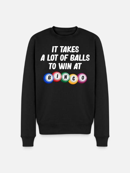 Bingo Players, Bingo, Bingo Balls - Men's Premium Organic Jumper - black