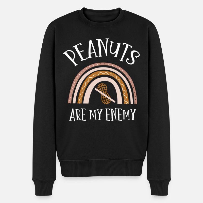 Allergie aux arachides - Pull Premium bio Homme - noir