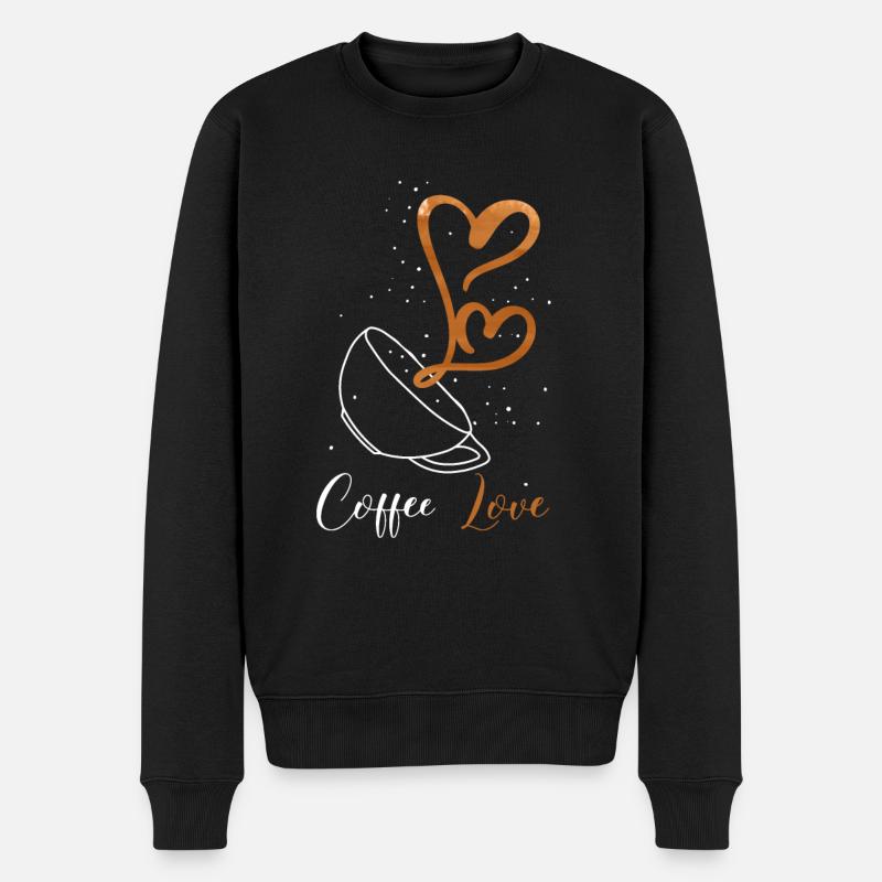 Amour du café - Pull Premium bio Homme - noir