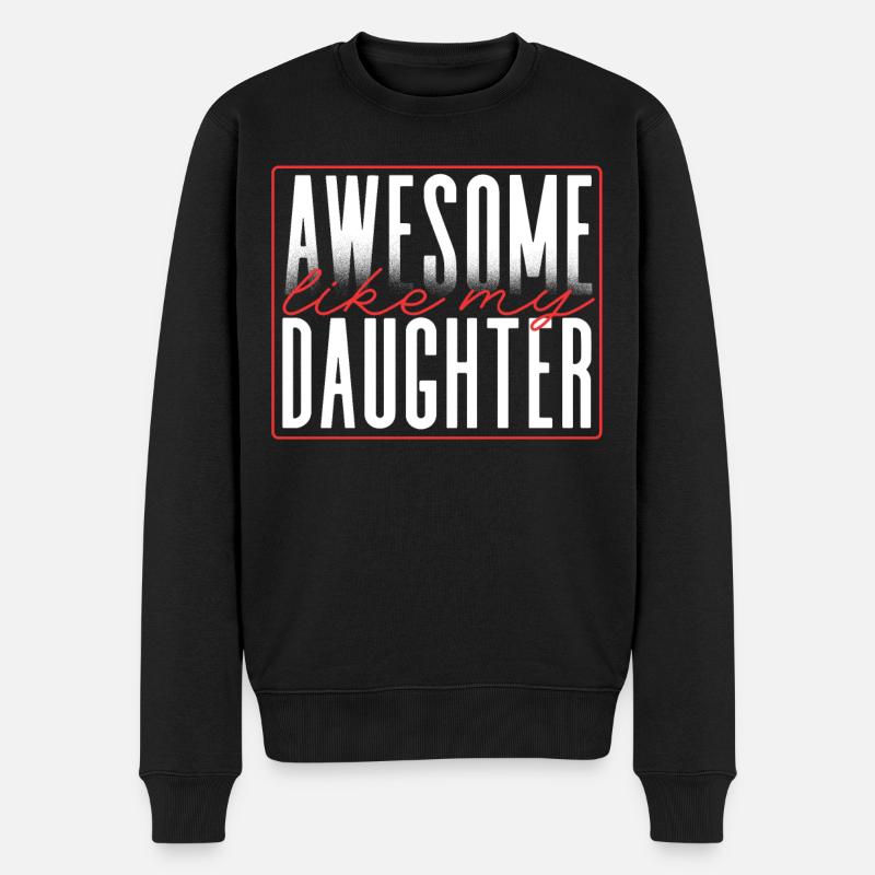 Super comme ma fille - Pull Premium bio Homme - noir