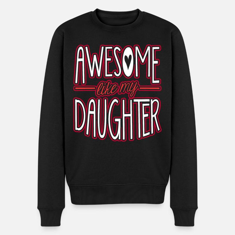 Super comme ma fille - Pull Premium bio Homme - noir